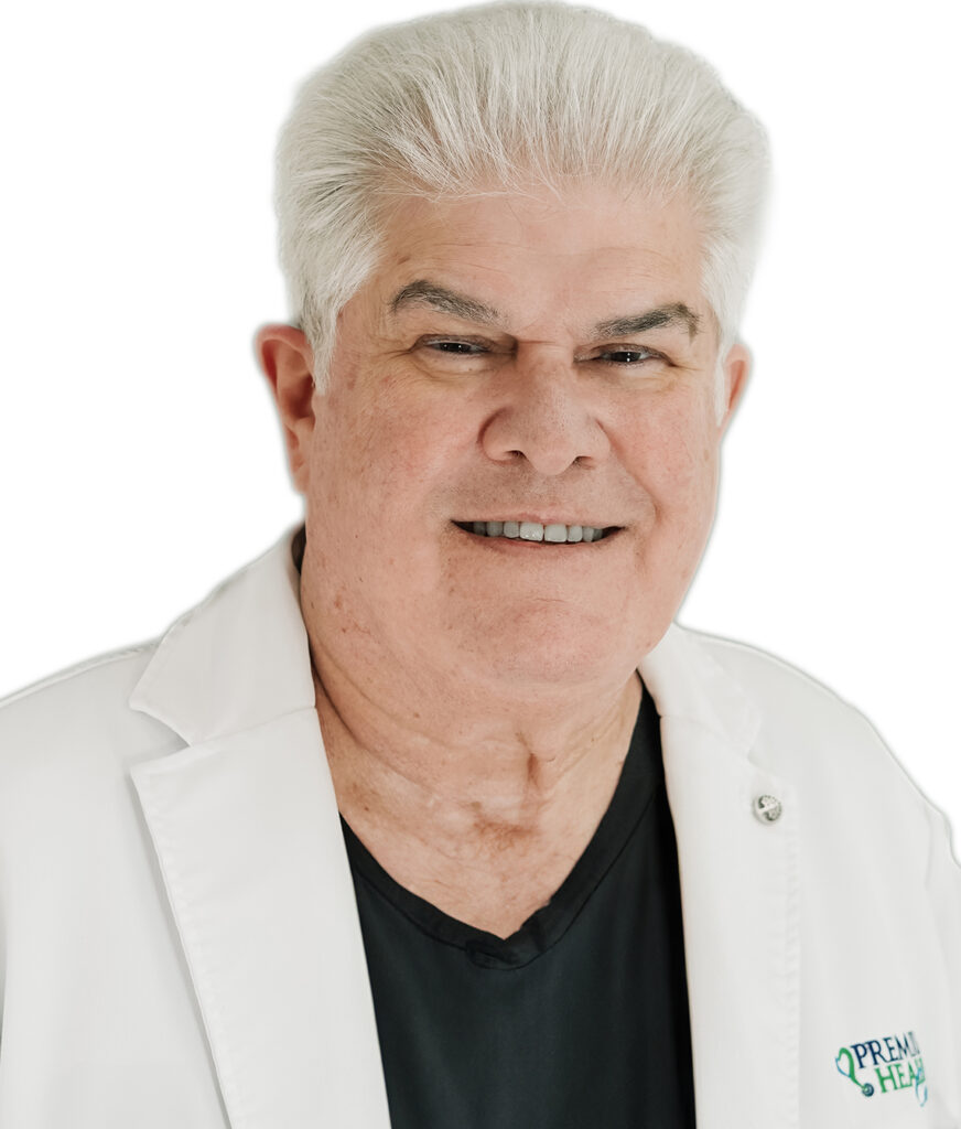 Picture of Doctor Jose martin in a white coat smiling at the camera